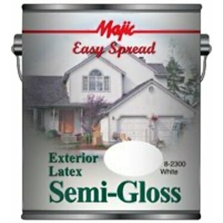 MAJIC PAINTS 8-2300 HOUSE PAINT GAL S/G WHITE EXT LATEX 2428888